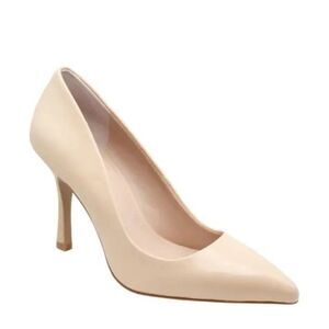 Charles BY CHARLES DAVID Incredibly Pointed Toe Pump Cream